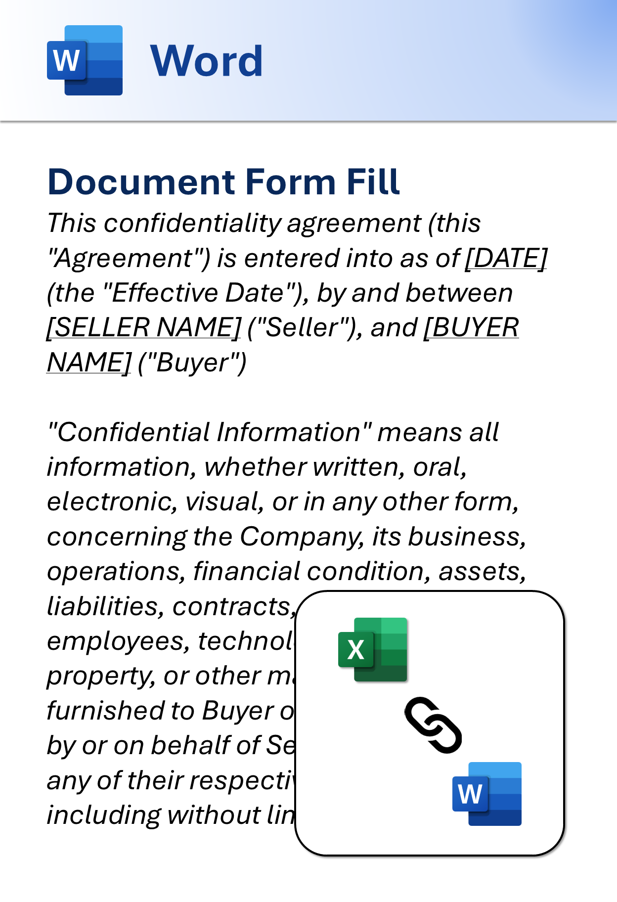 Screenshot of Office Pragmatics shortcuts panel in Microsoft Word